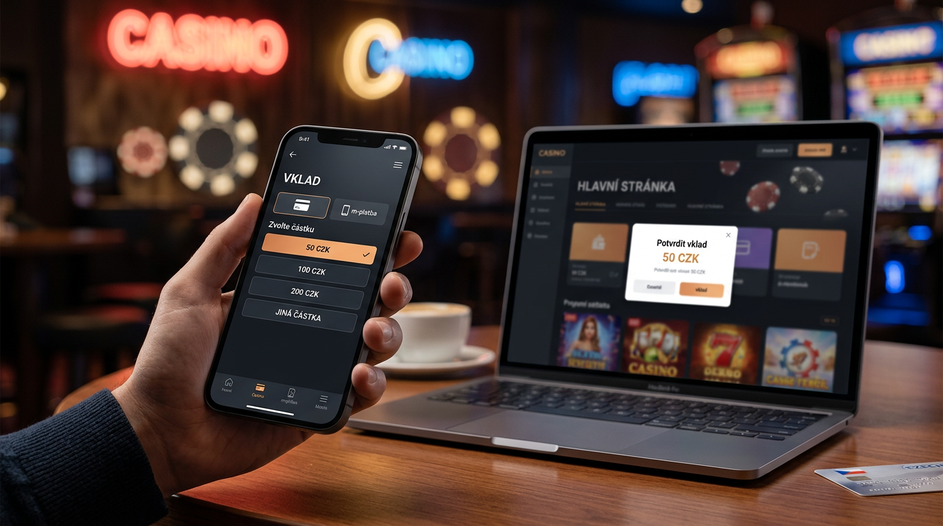 Casino vklad 50 Kč (2026): Průvodce hraním s nízkým rozpočtem